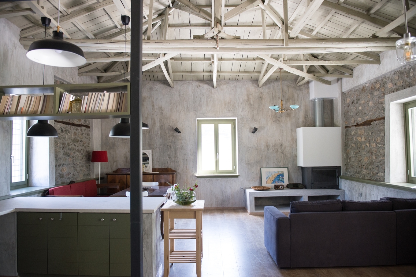 Repository reconstruction to a summer house in Greece