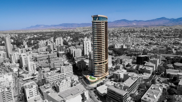 Κατασκευή ουρανοξύστη με σκελετό οπλισμένου σκυροδέματος στη Λευκωσία