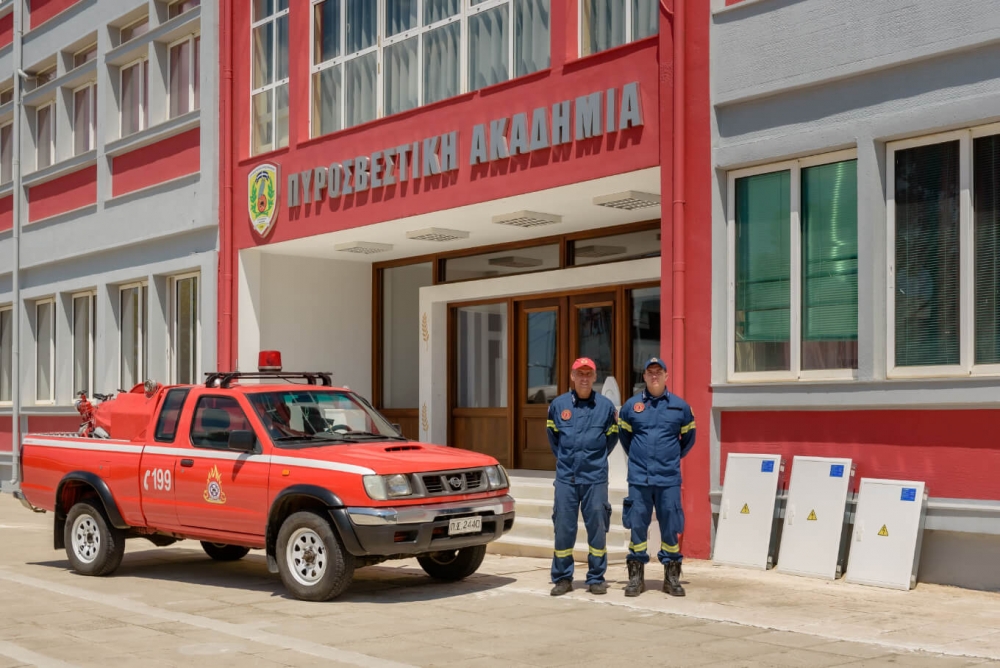 H Hager Hellas και η Καυκάς Α.Ε. δίπλα στην Πυροσβεστική Ακαδημία Κηφισιάς