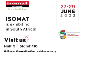 Η Isomat στην έκθεση "The Big 5 Construct Southern Africa"