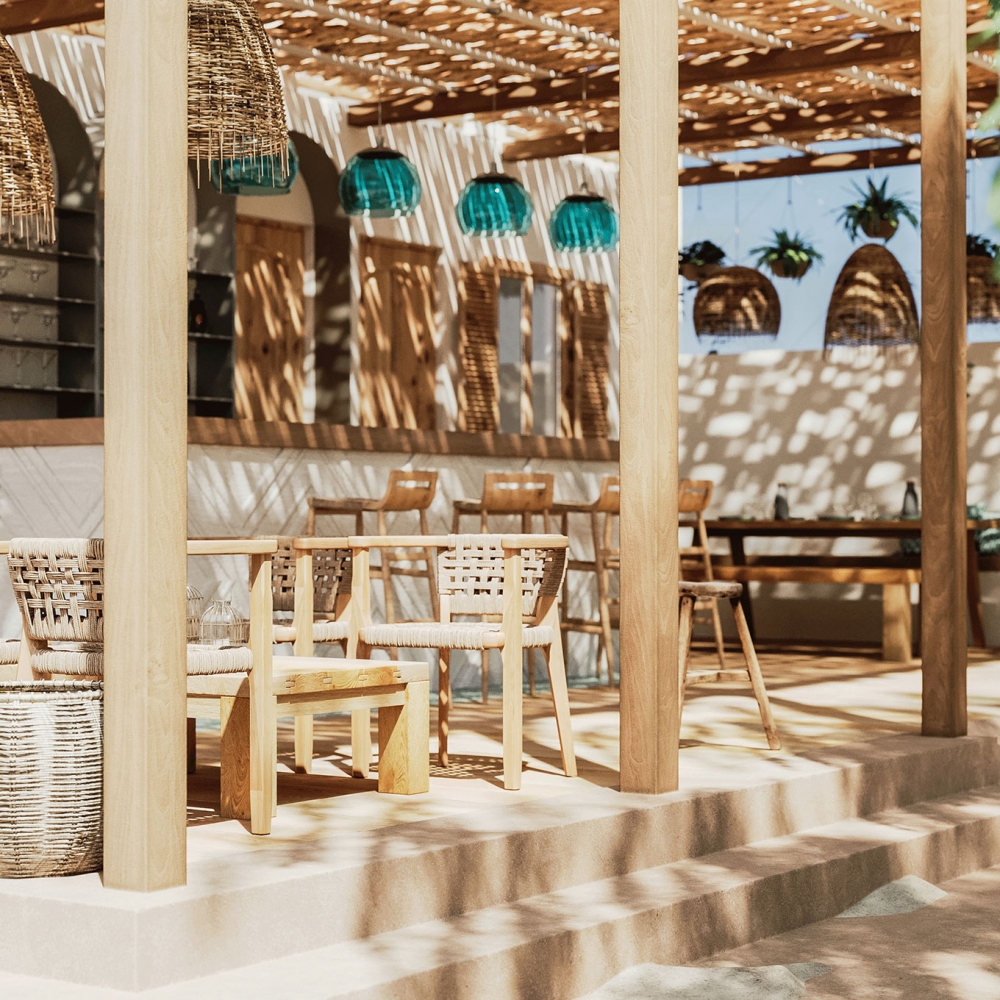 "Caomma" Beach Bar στη Σύρο