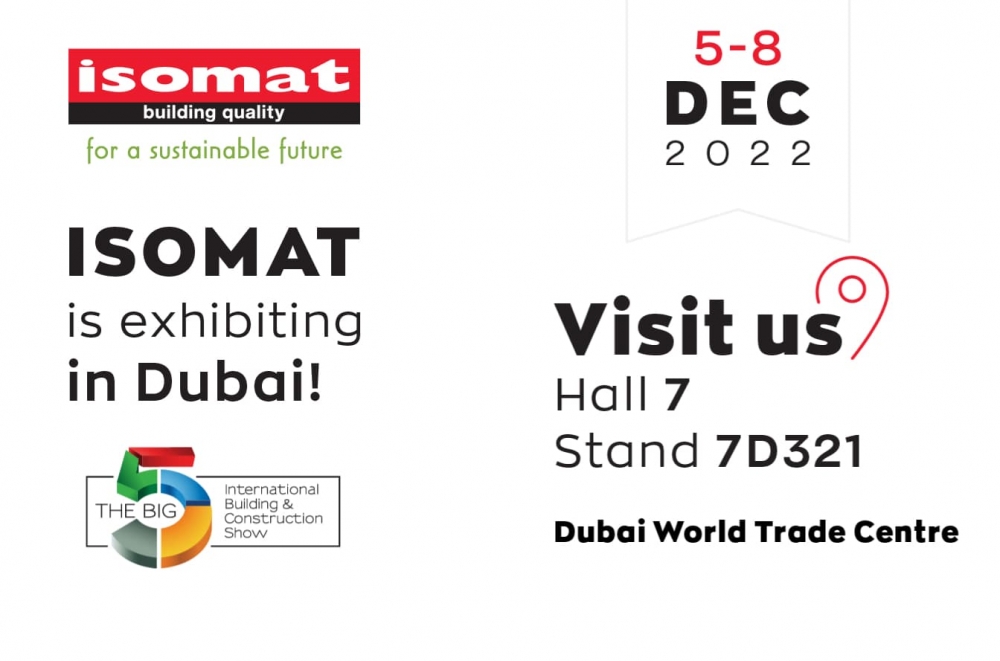 Η Isomat στην Big 5 Dubai 2022