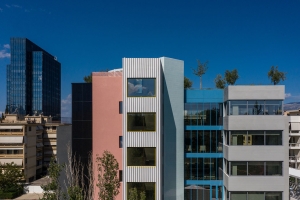 "Art1", ανασχεδιασμός κτιρίου γραφείων ως σύνθεση διακριτών όγκων