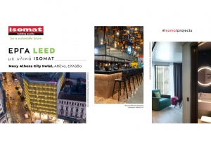 Έργα Leed με υλικά Isomat | Moxy Athens City Hotel