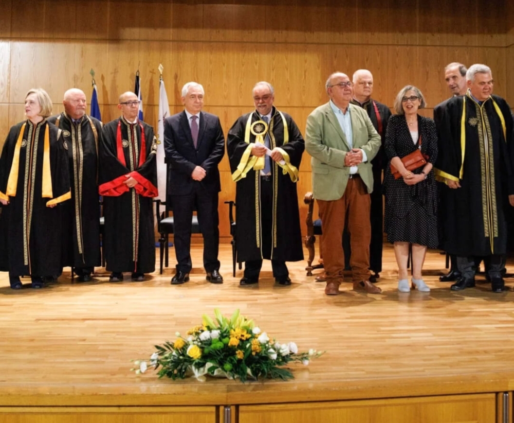 Ο Γεώργιος Μυλωνάς αναγορεύθηκε Επίτιμος Διδάκτορας του Πανεπιστημίου Μακεδονίας