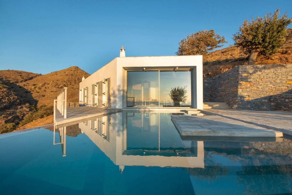 "7 Oaks", Εξοχική κατοικία, στον Κούνδουρο Κέας