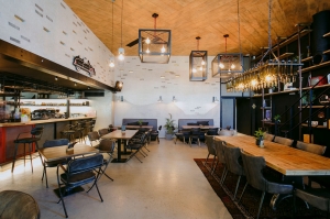 Reconstruction of an office to food-service establishments
